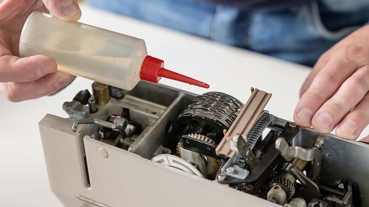 Wartung von Industrien�hmaschinen